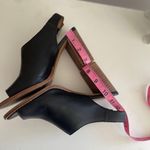 Madewell The Riley Convertible Black Leather Open Toe Heel Photo 2