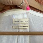 Urban Outfitters Oversized Margo Mixed Henley T-Shirt Dress Size Large White Photo 1
