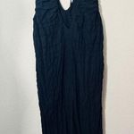 Free People NEW free-est Agatha Ruched Stretch Cotton Dress Black Size XS / SM Photo 0