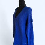 Michael Kors  beautiful knit royal blue sweater Size Large Photo 5