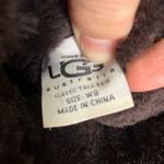 UGG  clss tall boots chocolate brown suede shearling women's size 8 winter casual Photo 6