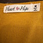 Heart Hips NWOT Ribbed Mustard Maxi Dress Yellow Size M Photo 2