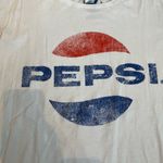 H&M Women’s XL  Pepsi Logo White T-Shirt L.O.G.G. Short Sleeves Photo 2