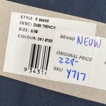 NEUW Dusk Trench Coat in Steel Jacket Blue Size 6 Photo 6