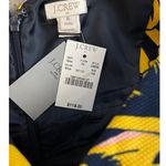 J.Crew Tailored Pleated Floral Pique Fit & Flare Dress Size 8 Petite Photo 1