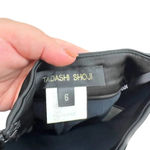 Tadashi Shoji Stretch Satin Pencil Skirt in Black Size 6 Photo 8