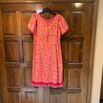 Vintage T&L Muumuu Factory Hawaii Dress Size X XL Hawaiian Floral Pink Photo 2