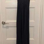 Chiara Boni ✨SALE La Petite Robe Black Marghetta Ruched Maxi Dress Gown Sz 2 Photo 5