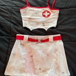 bloody nurse costume White Photo 0
