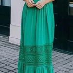 Jack by BB Dakota 193. Kaia Green Maxi Dress with adjustable straps Photo 3