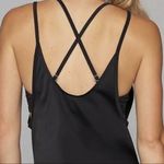 Athleta  Black Bra Sized Blousy Tankini Top Photo 4