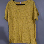 Misslook Mustard Yellow Shooting Star Top Size Large Photo 0