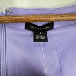 Ann Taylor  Women's Size 8 Lavender Square Neck Sleeveless Sheath Dress Wedding‎ Photo 6