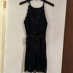 BCX  Juniors Black Velvet Sheath‎ Dress Belt Photo 6