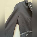 Sag Harbor Vintage Women’s Plus Size  Black Floral Polka Dot Blazer Jacket Sz 18 Photo 3