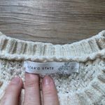 Altar'd State Cream Textured Knit Sweater Vest L Photo 2