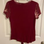 Rue 21 Burgundy Block Colored T-shirt  Photo 1