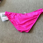 Oakley  impact banded hipster hibiscus size large pink bikini bottom NWT Photo 1