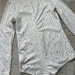 Floral Long Sleeve One Piece Sleepwear Size M White Size M Photo 10