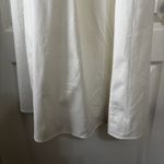 Reformation  Villa Midi Dress White Medium Smocked Stretch Organic Cotton Photo 2