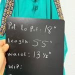 Charming Charlie , Elegant Teal Halter Maxi Dress Photo 7