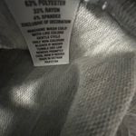 Crown & Ivy  Gray Top with Multicolor Sleeve Trim Photo 4