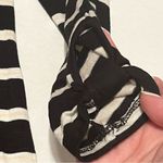 White House | Black Market  Women XS Black White Peach Stripe Tunic Shirt Dress NEW Photo 8