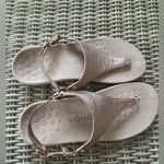 Vionic  Kirra Leather Thong Rose‎ Gold Sandals size 9.5 boho coastal Workwear Photo 8