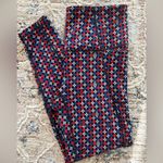 Free People Movement Womens‎ Odessa Print Legging Red White Blue Size Medium Photo 2