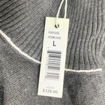 Max Studio NWT  Long Sleeve Mock Neck Sweater Dress Charcoal Gray Size Large NEW Photo 10