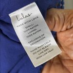 LULUS Blue Mini Dress w/ Crochet Trim Size XS Photo 11