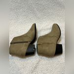 Old Navy  Olive Faux-Suede Ankle Boots Photo 5