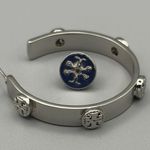 Tory Burch  Silver Tone Miller Hoops new. Photo 1