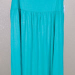 Old Navy Floor Length Teal Blue Maxi Sun Dress - Women's  - Size 3XL Plus Size Photo 0