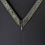 Ralph Lauren Evening Dress Gown Sz 8 Navy Blue Beaded Neckline Party Wedding ®️ Photo 7