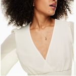 Wilfred Aritzia Wistful Blouse in Light Birch Size 2XS Photo 1