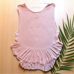 Free People We The Free by  Pink Sleeveless Ruffle Hem Top - XS Photo 5