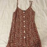 SheIn red ditsy floral dress Photo 2