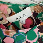ALC Frank NWT A.L.C Green Kiki Floral Ruched Mini Dress Photo 8