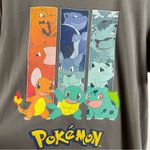 Pokémon Pokemon Large Charmander Squirtle Bulbasaur Crewneck Graphic Shirt Colorful 80's Photo 2