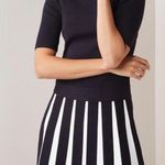 Ted Baker NWT  Pleat Hethia Skirt Knitted Flippy Dress Navy Size US 12 Photo 2