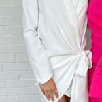 ASOS Design Cowl Back Tie Front Dress Photo 2