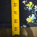 Alfred Dunner PL Floral 3/4 Sleeve Top Navy Cotton Knit Rhinestone Sparkle Photo 11