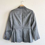 Giorgio Armani Vintage  Grey Blazer One Button Front Closure Photo 4