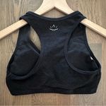 Beyond Yoga Lift Your Spirits Bra in Darkest Night Charcoal Heather Grey Small Photo 2