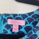 Lilly Pulitzer  Woman's 0 Blue and Green Koi Fish Stephanie Tank Sheath‎ Dress Photo 2