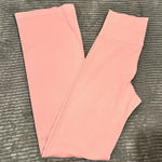 NWT Hard Tail Y2K Rolldown Bootcut Flare Yoga Pant Legging Baby Pink Size Medium Photo 0