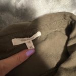 Maurice's  Olive Green Jumpsuit with Roll-Up Sleeves Photo 2