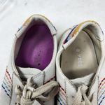 Soludos Retro Stripe Sneakers Low Top Shoes Embroidered Leather White Size US 8 Photo 10