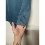 Nike  Dri Fit Criss Cross Just Do It Workout Running Tank Top Size Small Blue Photo 2